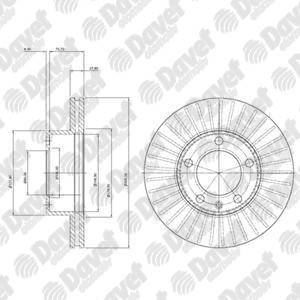 DELPHI BG9692 Fren Diski On (5d 305mm) Movano Master Ii 00-